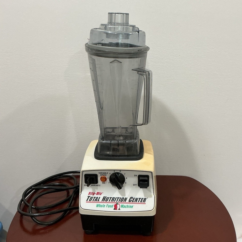 Vitamix VM0103 Total Nutrition Center Variable 10 Speed Blender Tested Works